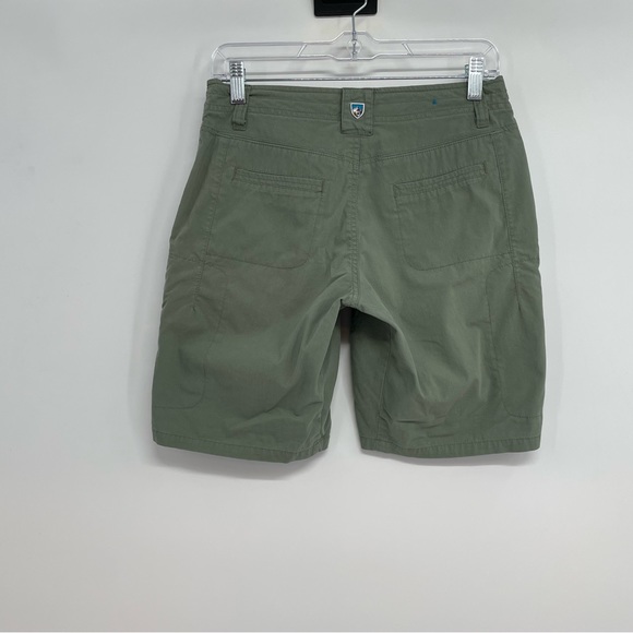 Kuhl Spire Shorts Women’s 2 Olive Green Pockets Hiking Outdoor - Picture 2 of 14